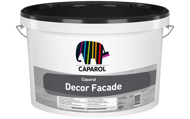 Суха декоративна мінеральна суміш Caparol Decor Facade