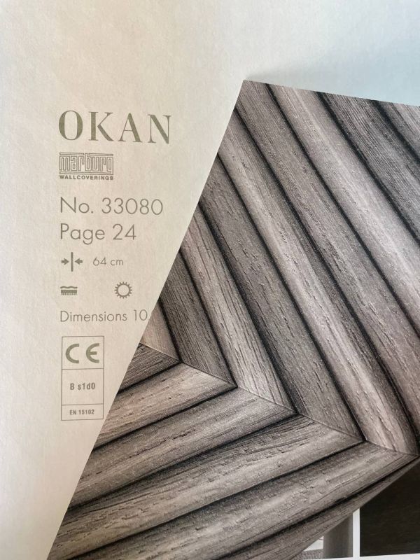 Обои виниловые на флизелиновой основе Marburg Okan 33080
