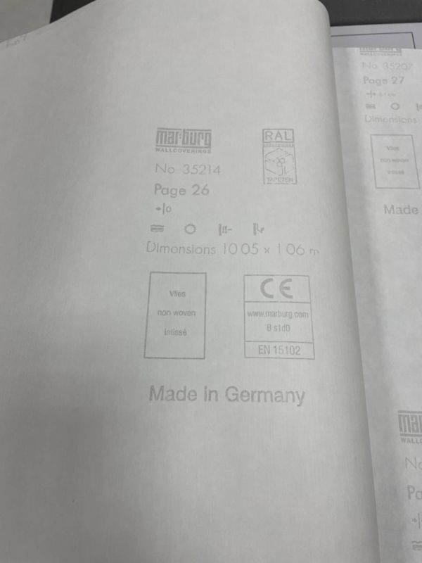 Обои виниловые на флизелиновой основе Marburg Lava 35214