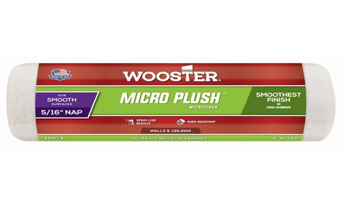 Валік для всіх фарб та емалей Wooster MICRO PLUSH™ Microfiber 9" 5/16" (ворс 8 мм)
