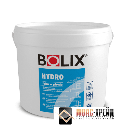 Рідка ізоляційна еластична безшовна гідроізоляція Bolix Hydro