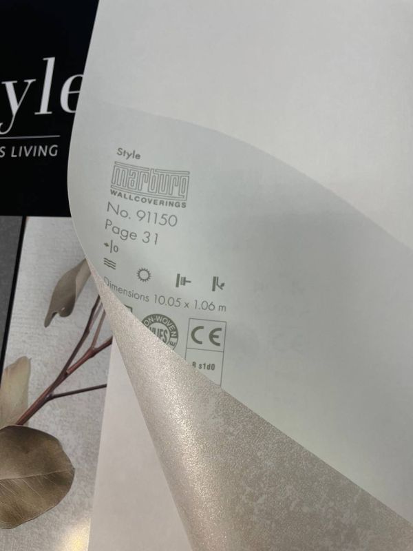Обои виниловые на флизелиновой основе Marburg Style Conscious Living 91150