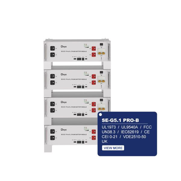 Акумуляторна батарея Deye SE-G5.1 PRO-B (LIFEPO4 51,2V 100AH 5,12KWH)