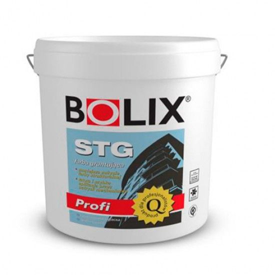 Ґрунтовка для основи перед нанесенням структурної фарби BOLIX STS всередині будівель Bolix STG BIAŁY