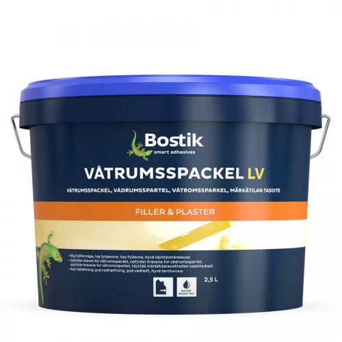 Шпаклівка Bostik Vatrumspackel LV, вологостійка латексна