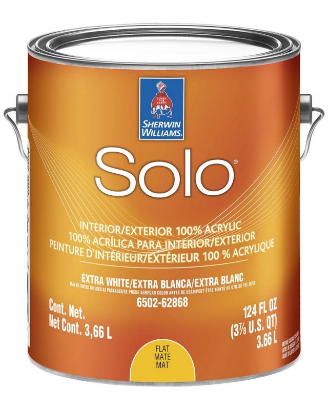 Фарба універсальна 100% акрилова Sherwin-Williams SOLO, Extra White