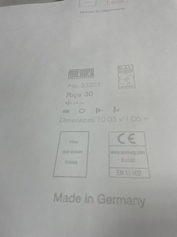 Обои виниловые на флизелиновой основе Marburg Lava 35203
