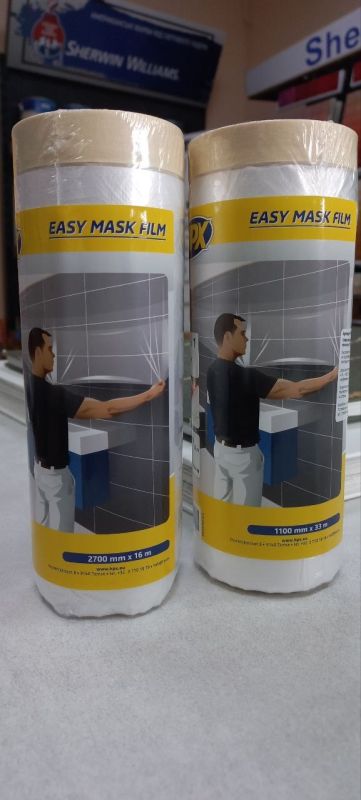 Захистна плівка зі звичайною малярною стрічкою HPX Easy Mask FILM