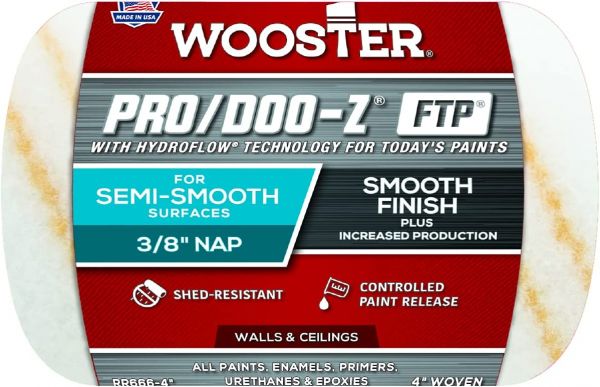 Валік для всіх видів фарб Wooster Pro/Doo-Z for Semi-Smooth Surfaces 3/8" шубка 10 мм