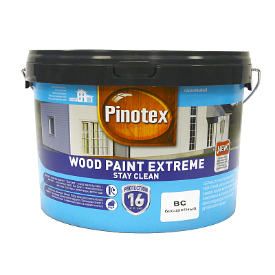 Фарба для дерева Pinotex Wood Paint Extreme самоочисна