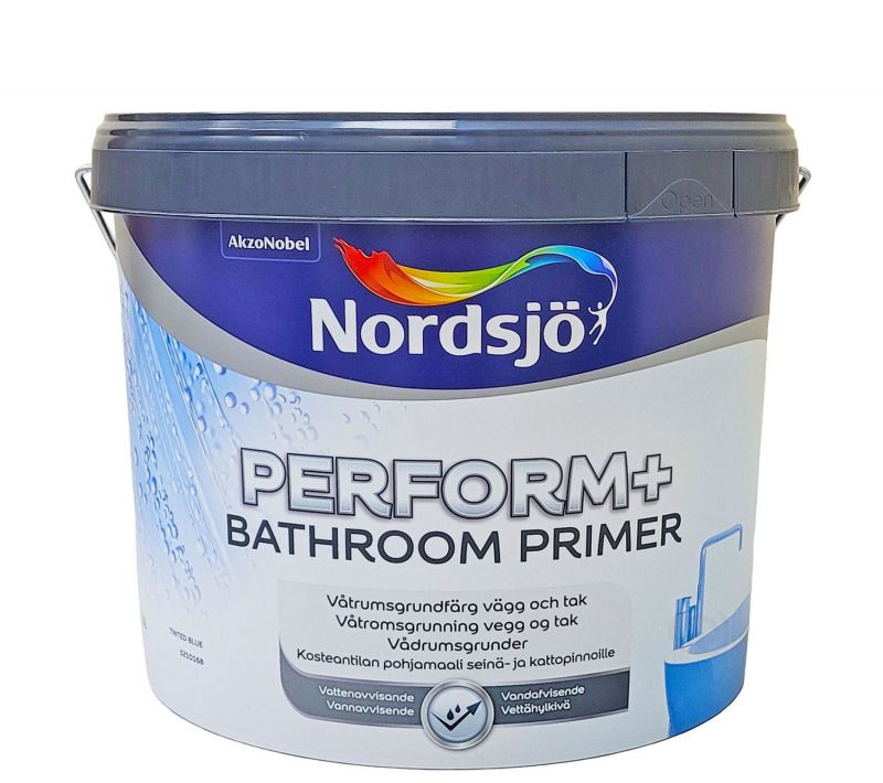 Фарба-ґрунт інтер'єрна Sadolin Professional Perform+ Bathroom Primer з вмістом клею, світло-блакитна