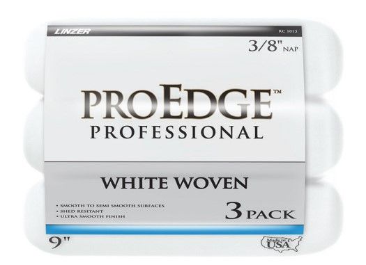 Набір валиків Linzer ProEdge Professional WOVEN 3/8" ворс 9,5 мм, набір 3 шт