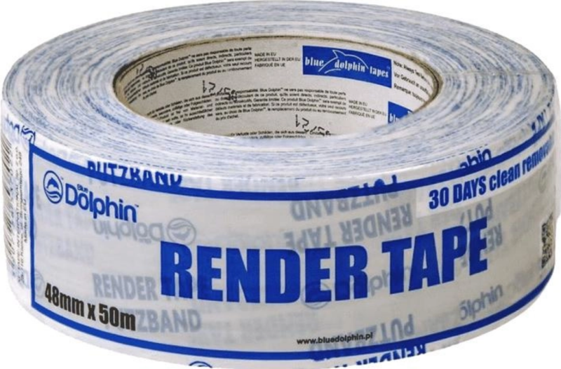 Стрічка Blue Dolphin Render Tape DT-PR для шорстких поверхонь 30 днів
