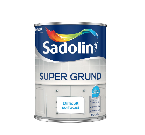 Ґрунтувальна фарба на водній основі Sadolin  Super Grund для стін та стелі, складних поверхонь, біла