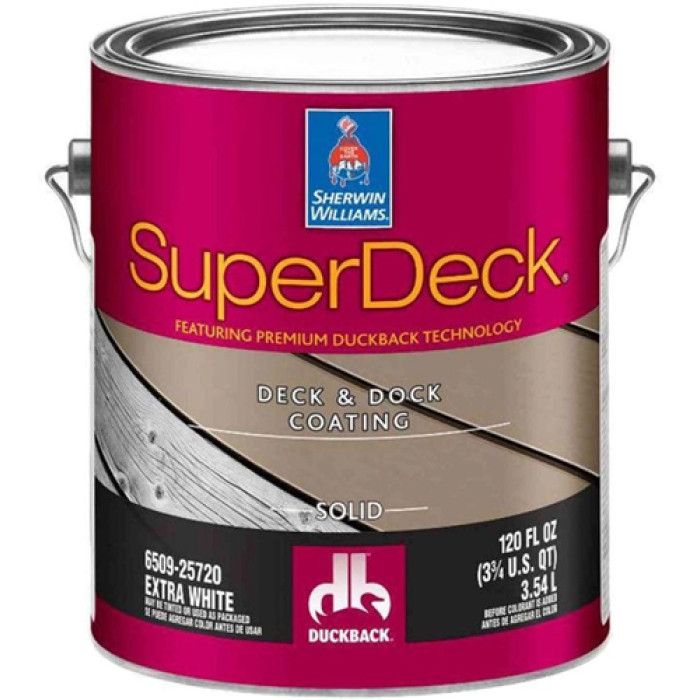Просочення для зношених настилів та підлог Sherwin-Williams SuperDeck Exterior Deck & Dock Elastomeric Coating