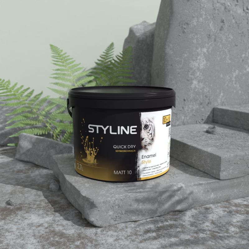 Емаль по дереву та металу Styline Enamel Matt, 10