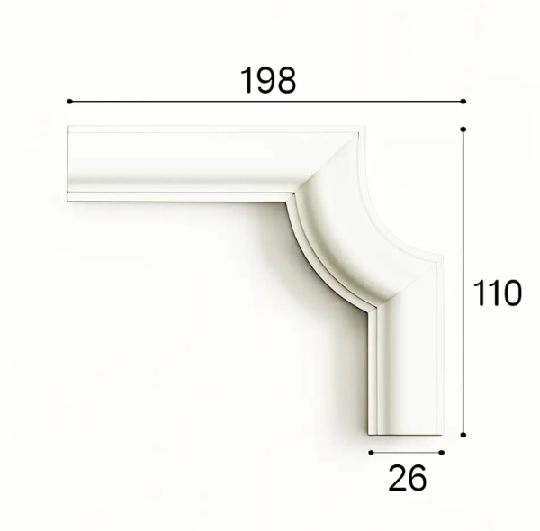Кутовий елемент Orac P801C Purotouch® для P8020