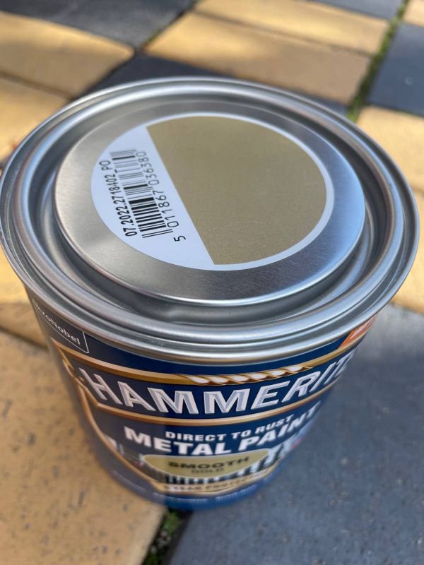 Фарба однокомпонентна антикорозійна по металу та дереву 3в1 Hammerite Metal Paint Smooth, гладка